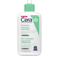 Gel limpiador espumoso para pieles normales a grasas